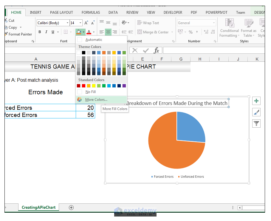 Add rich data labels to Excel Pie Chart Image 5