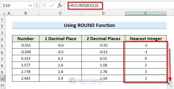 Round Mathematic Function Excel Functions Archives - Page 38 of 40 - ExcelDemy
