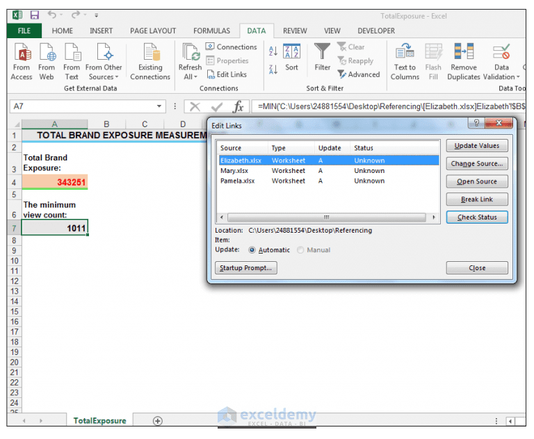 3D Referencing External Reference In Excel ExcelDemy