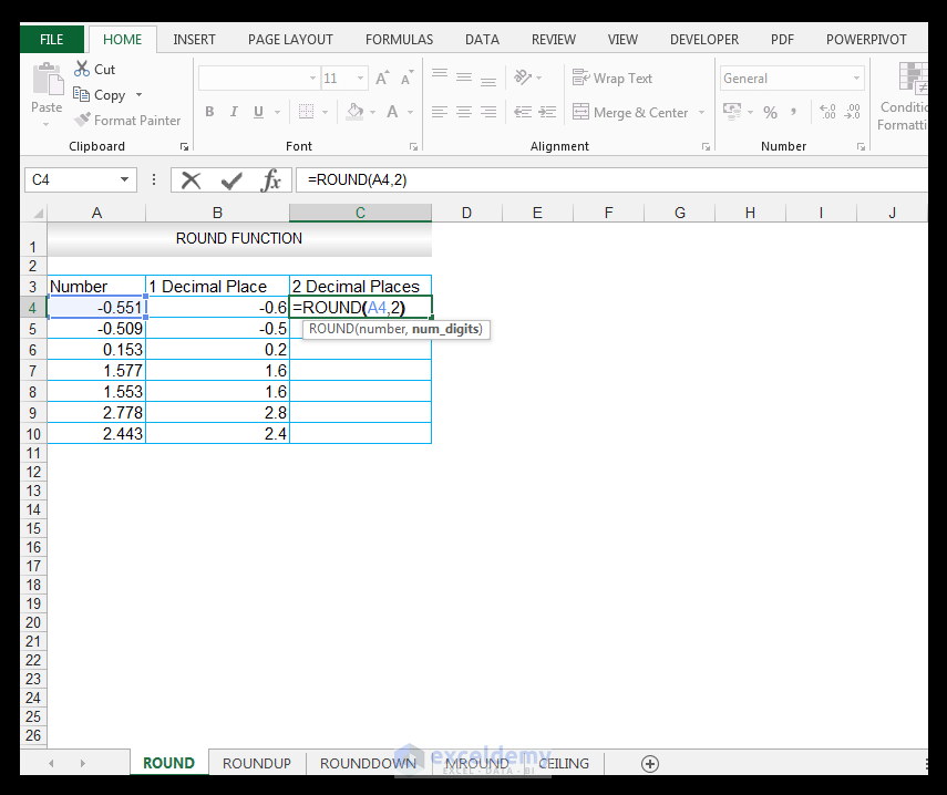 Excel Round Function - Image 5