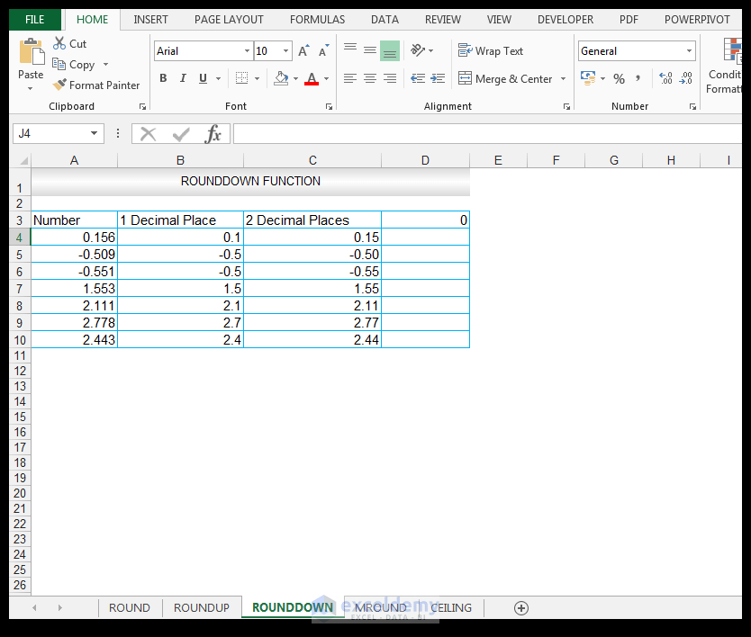 ROUNDDOWN Function in Excel - Image 7