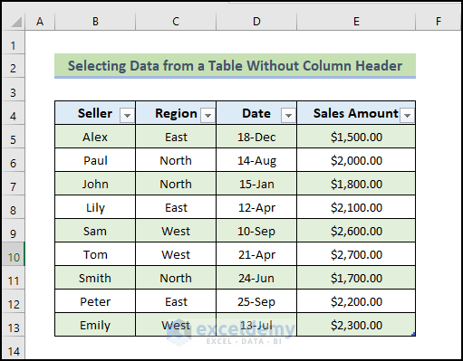  select data from a table to Reference a Table with Excel VBA 