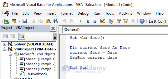 Useful Excel Functions: VBA Date Function