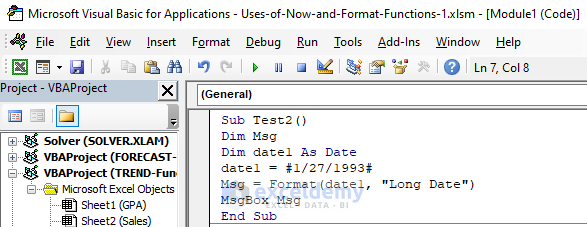 Useful Excel Functions: VBA Format Function