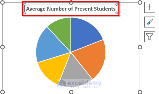 Adding Chart Title in Pie Chart in Excel