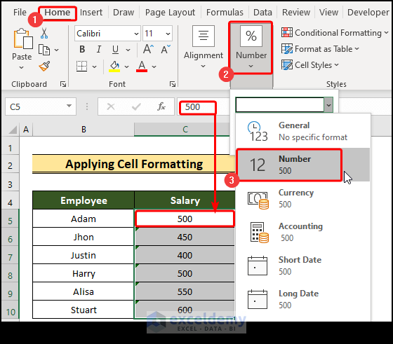 cell formatting to convert text to numbers in excel 