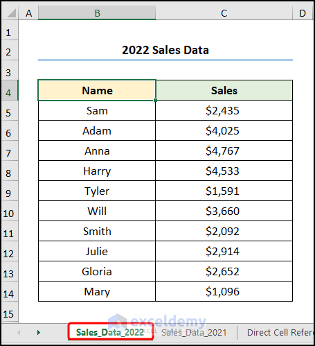 Dynamically Reference Cell in Another Excel Sheet