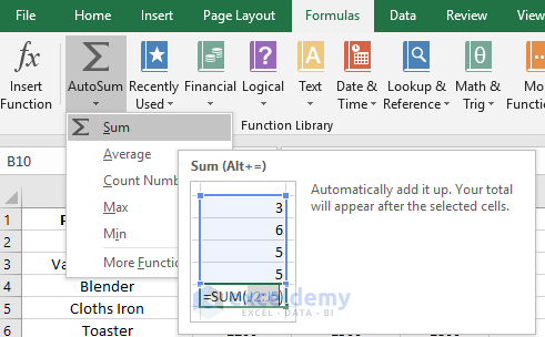 excel automatically selecting multiple cells