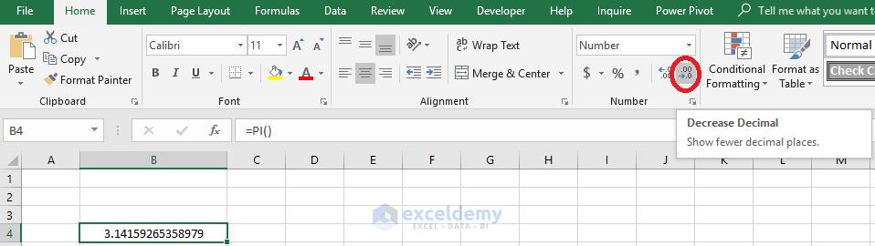 How to Round Numbers in Excel Without Formula