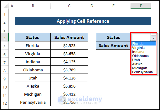 Using Cell References to Do Data Validation Based on Another Cell in Excel 