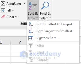 Sort Pivot Table by Values