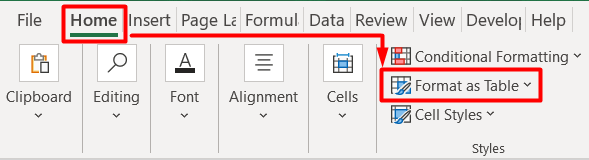 Create a Chart from Selected Cell Range Using an Excel Table