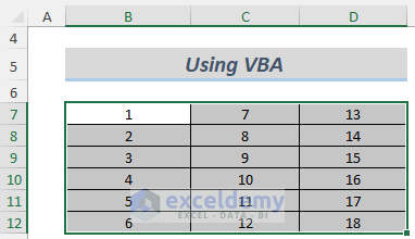 insert square root symbol in excel using VBA