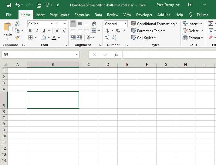 Using Object to split a Cell