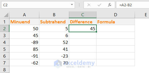 Excel formula enter