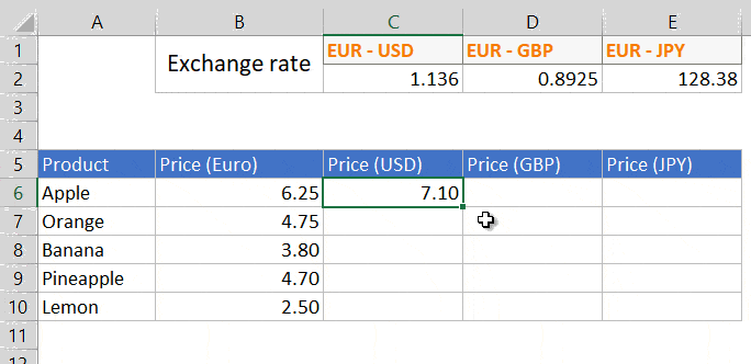 Double click on the Fill Handle tool to copy paste the formula for other cells in the column