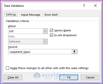 Data Validation to Create Mortgage Calculator with Extra Payments and Lump Sum in Excel