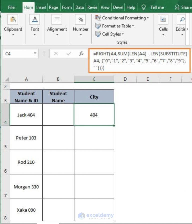 Excel Split Cell By Delimiter Formula ExcelDemy