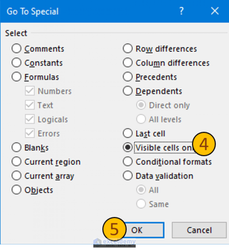 How To Copy Visible Cells Only In Excel 4 Fast Ways ExcelDemy
