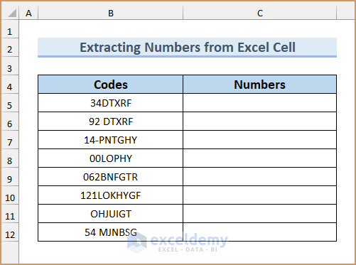7 Effective Ways to Extract Only Numbers from Excel Cell