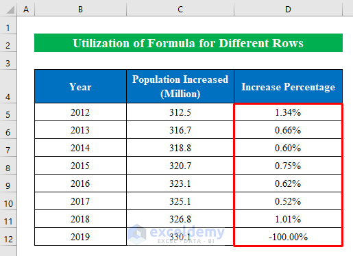 Finding the Percentage of Two Numbers in Different Rows