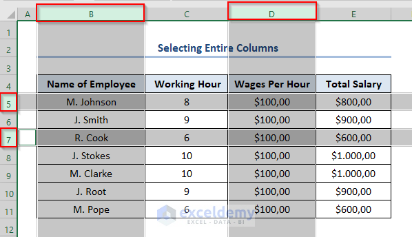 excel tutorial: how to select multiple cells in excel... How to Select Multiple Cells in Excel (7 Useful Methods)