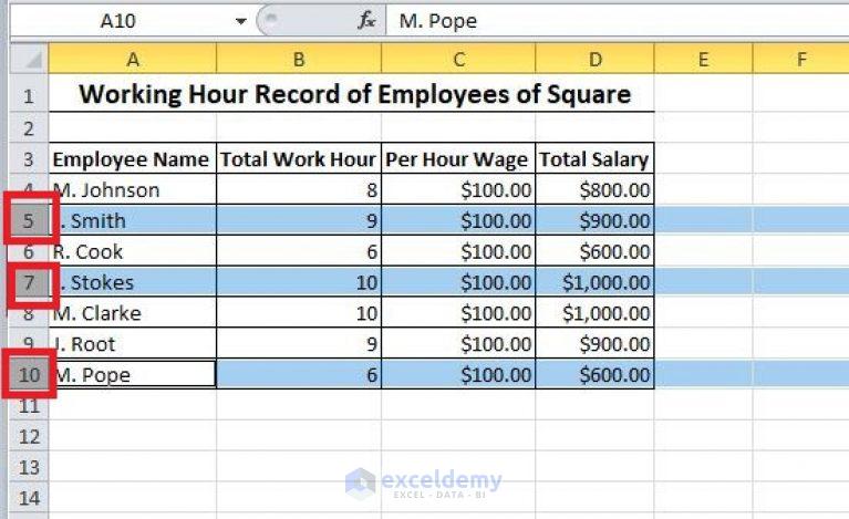 row-column-and-cell-in-excel-worksheet