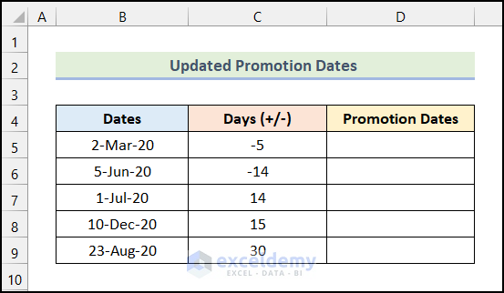 Adding 2 Cells to Add Days to Date in Excel