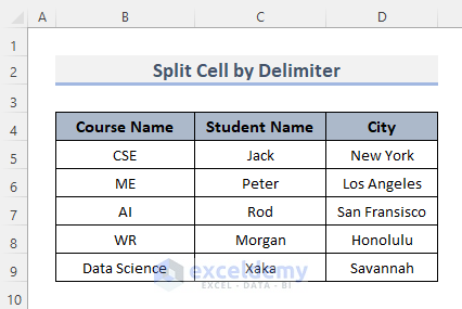excel split cell by delimiter formula