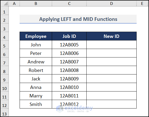 How to Add Text in the Middle of a Cell in an Excel Formula