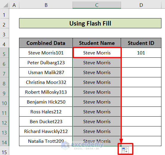 Text to column menu how to separate text and numbers in excel