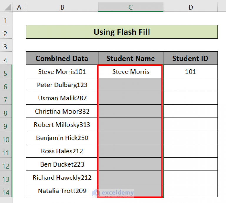 How To Separate Text And Numbers In Excel 6 Suitable Ways 