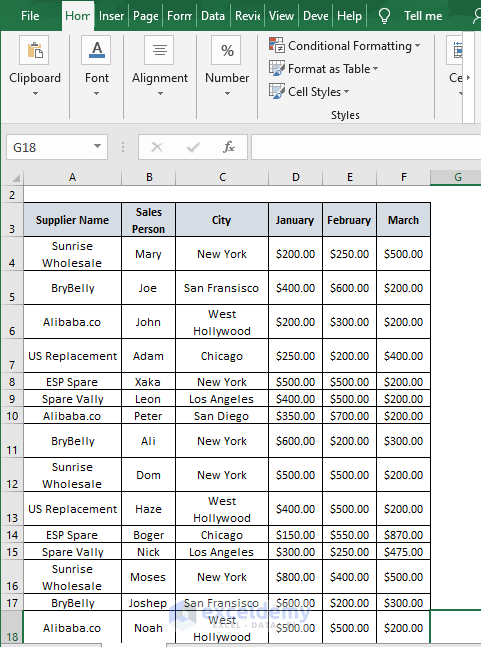Excel sheet - Sum Multiple Columns Based on Multiple Criteria