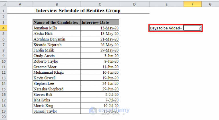 How To Add Dates In Excel Automatically ExcelDemy