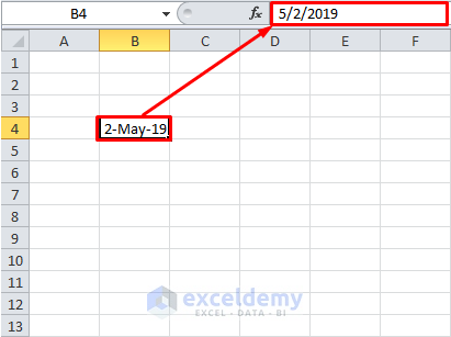 Entering a Date into a Cell in Excel