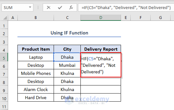 excel formula if cell contains text then return value in another cell