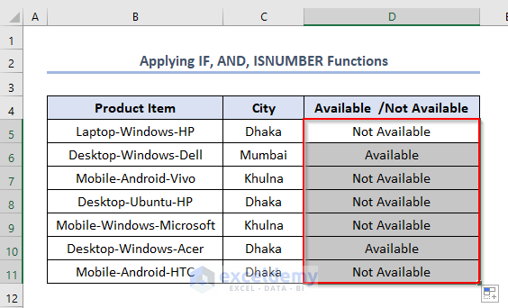 excel formula if cell contains text then return value in another cell