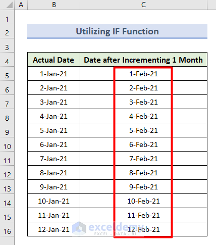 Utilize IF Function for Incrementing in Excel