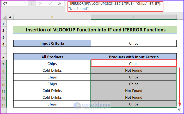 assign value to text in excel