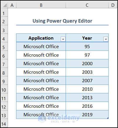 how to separate numbers in excel using formula with Power Query