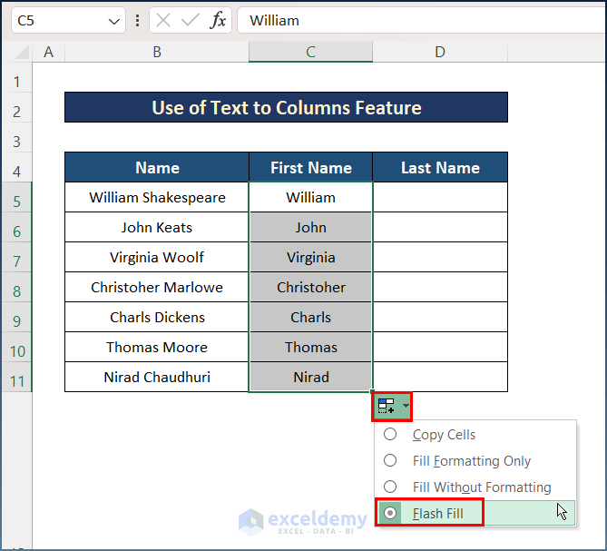 Divide Cell Into Two How to Split One Cell into Two in Excel (5 Useful Methods)
