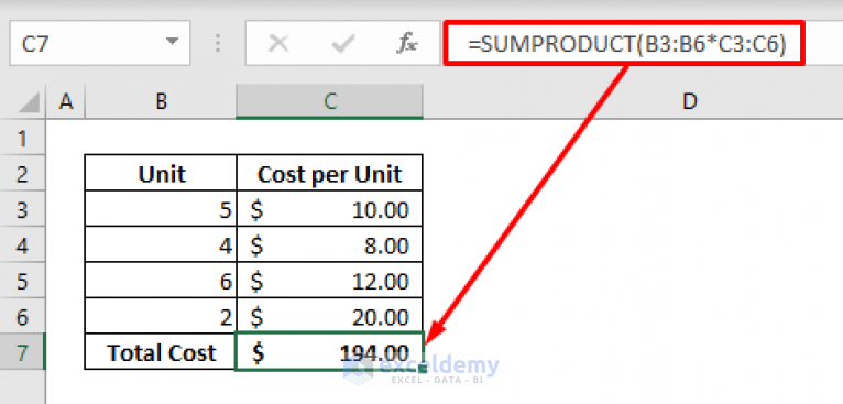 sumproduct-function-with-multiple-columns-in-excel-4-simple-ways