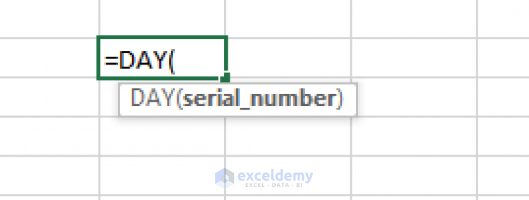Day Function In Excel _ How to use DAY function in excel(with Example ...