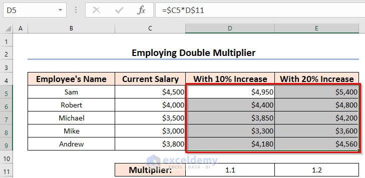 how to copy different formulas in excel with changing cell references