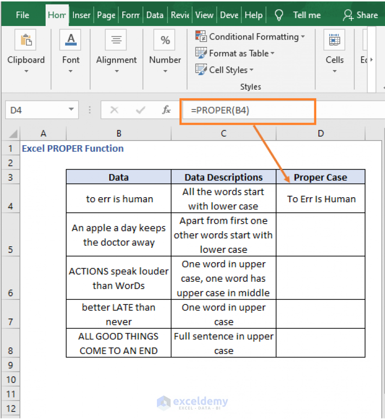How To Use Proper Excel _ How To Use Proper Formula In Excel – XBMO