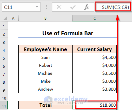 Copying Function(s) from Formula Bar in Excel