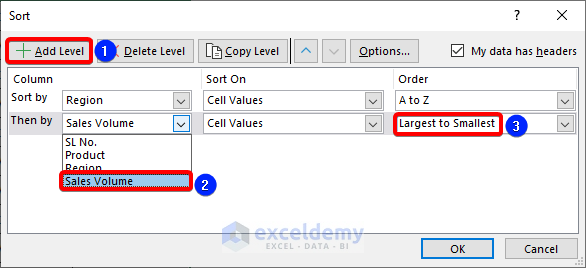 Advanced Multi level Sorting in Excel