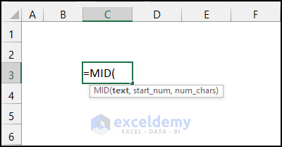 Introduction to Excel MID Function