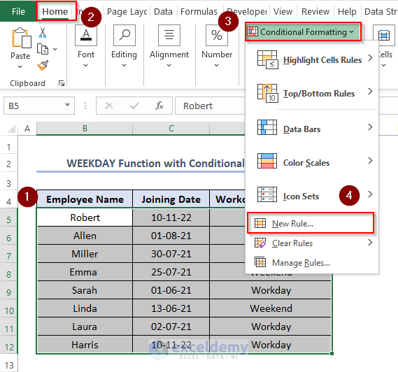How To Use WEEKDAY Function In Excel with 8 Examples how-to-use-weekday-function-in-excel-with-8-examples