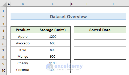 auto sort when data is entered in excel